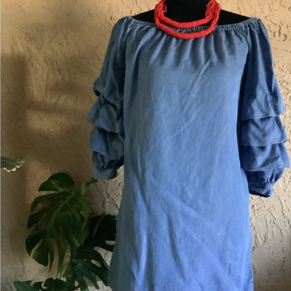 Denim style light weight dress💙